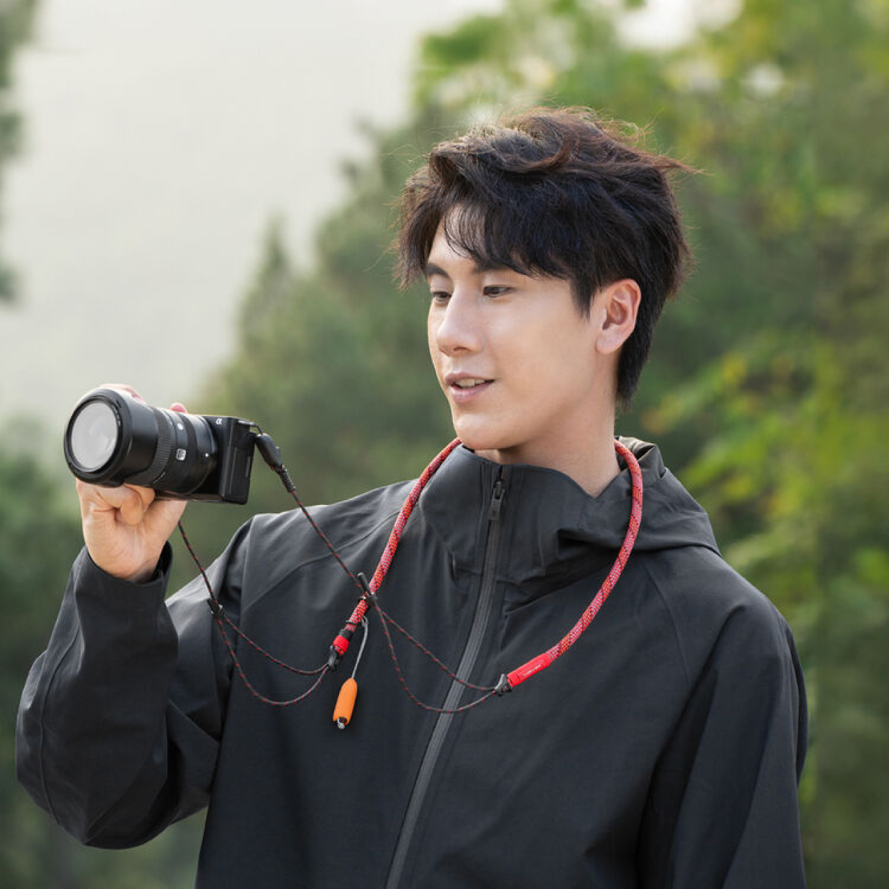 Pgytech Pgytech CB-430 Tracolla Slim (Outdoor-Blaze Red)