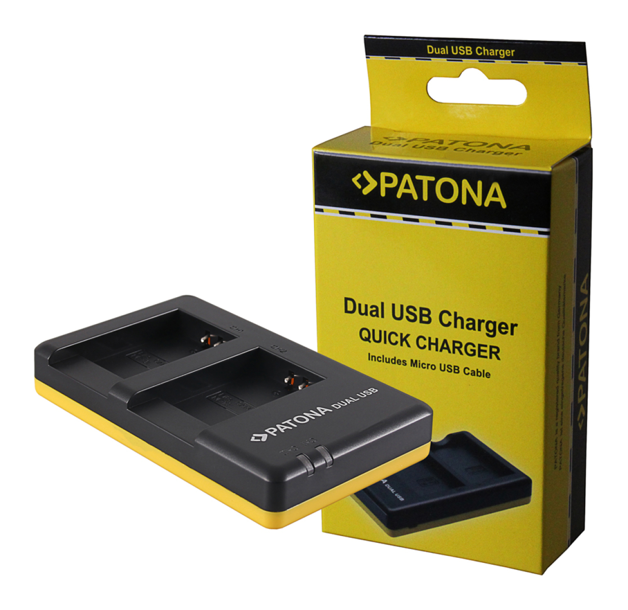 Patona Patona Caricabatteria Usb Dual per Canon NB-13L