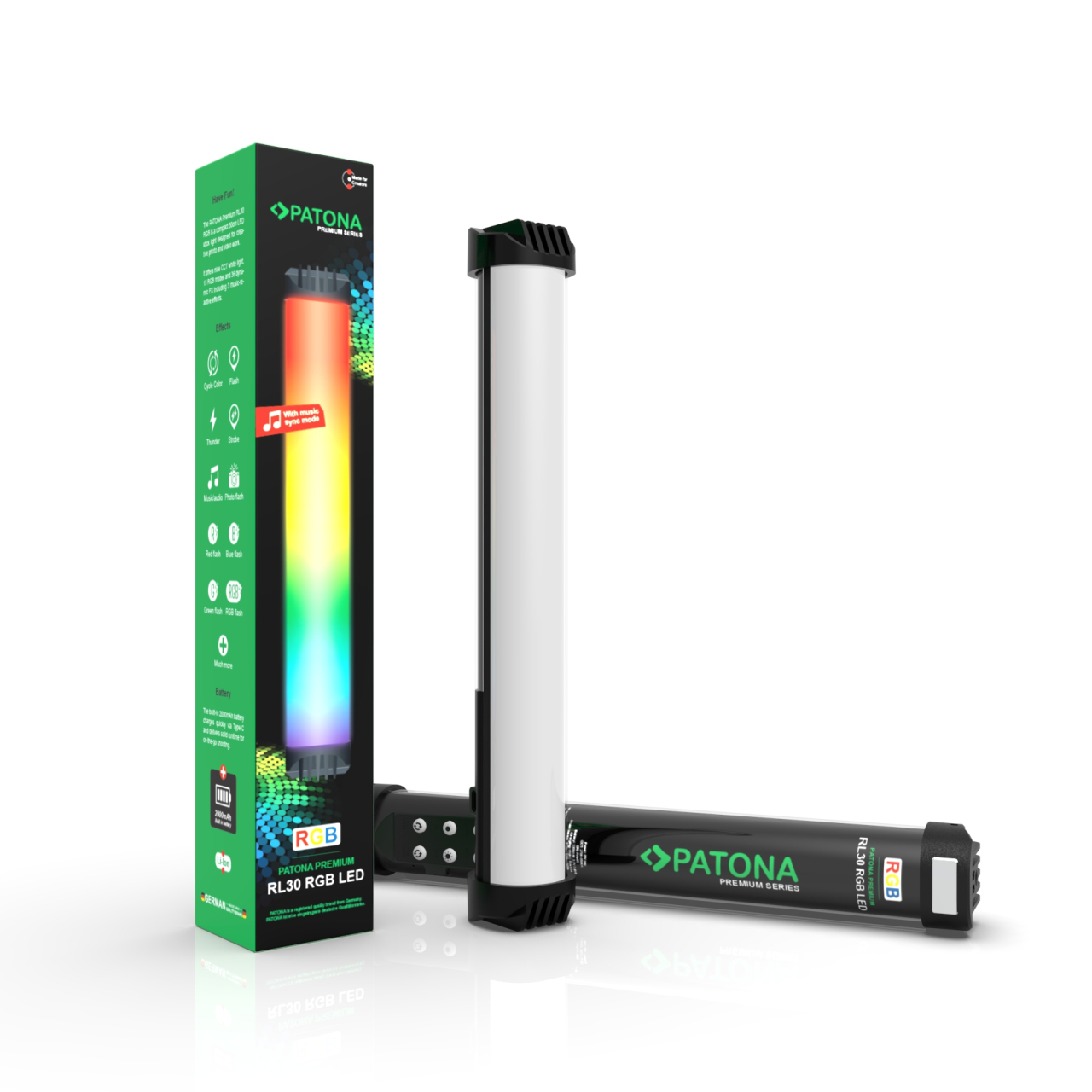 Patona Patona PREMIUM RL30 RGB LED STICK LIGHT 30CM