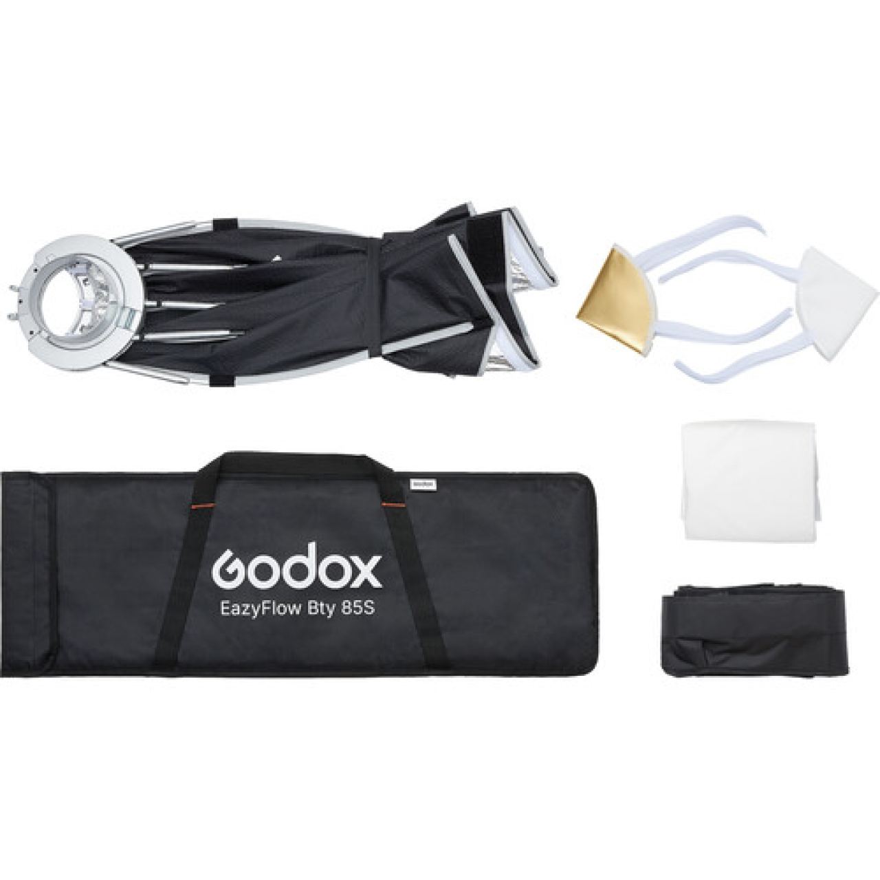 Godox Godox EazyFlow Bowens Mount Beauty Dish 85cm Black and Silver