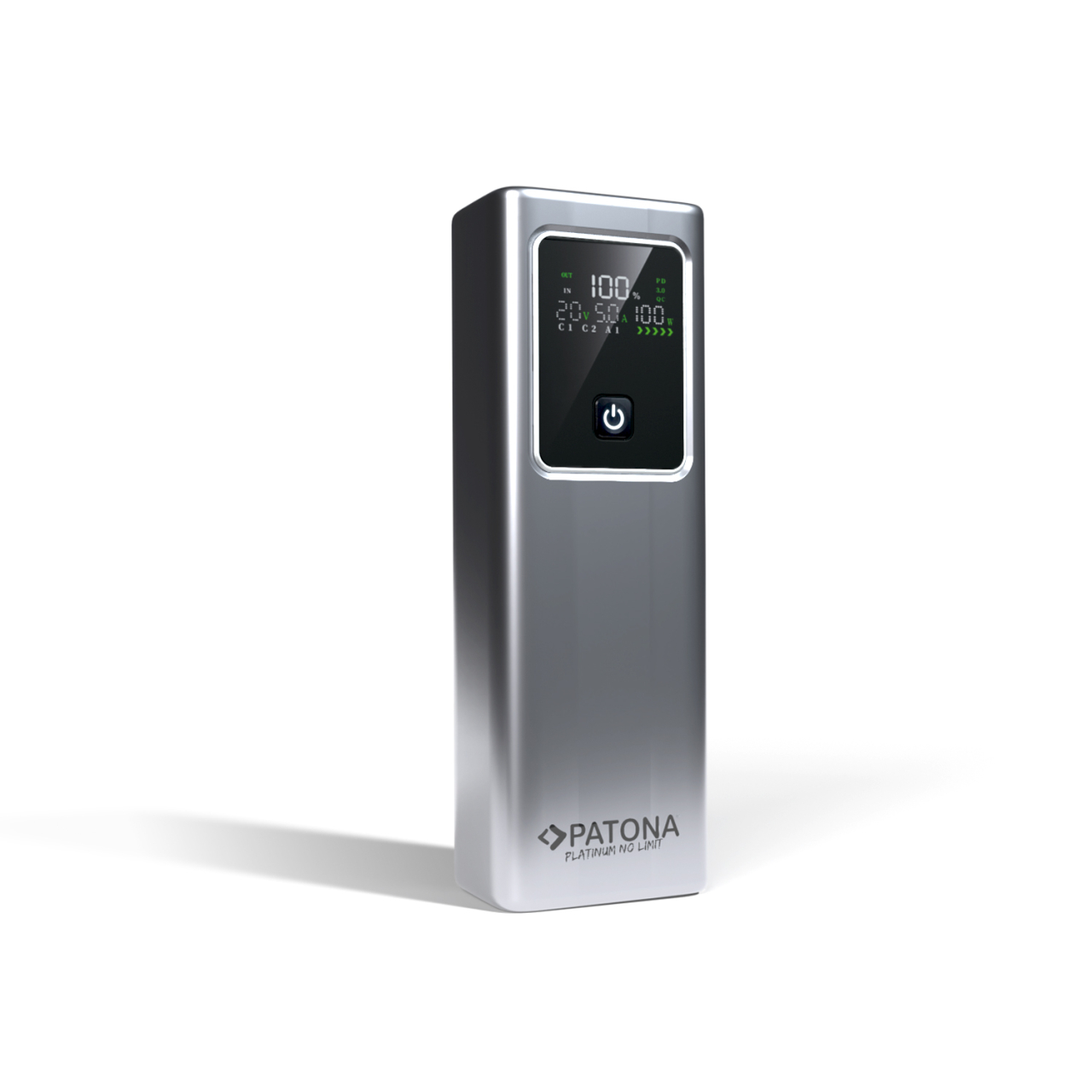 Patona Patona Platinum POWERBANK LUXURY ONE PD100W 20.000MAH 2XUSB-C PD3.0 1XUSB-A