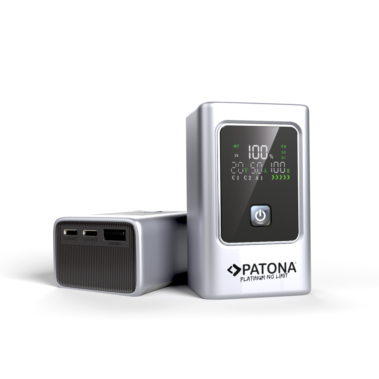 Patona Patona Platinum POWERBANK LUXURY ONE PD35W 10.000MAH 2XUSB-C PD3.0 1XUSB-A