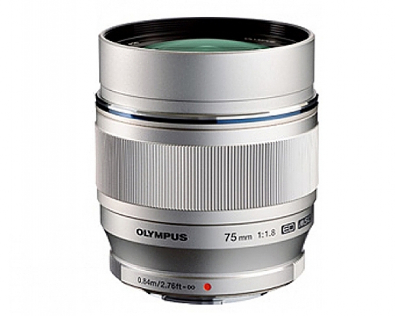 Om system olympus OLYMPUS OB. 75 MM 1,8 DIGITAL ARGENT