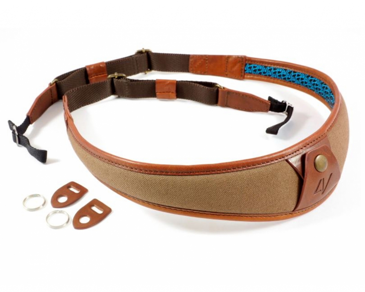 4v design 4V Design - Bandoulière ALA Large Marron / Marron