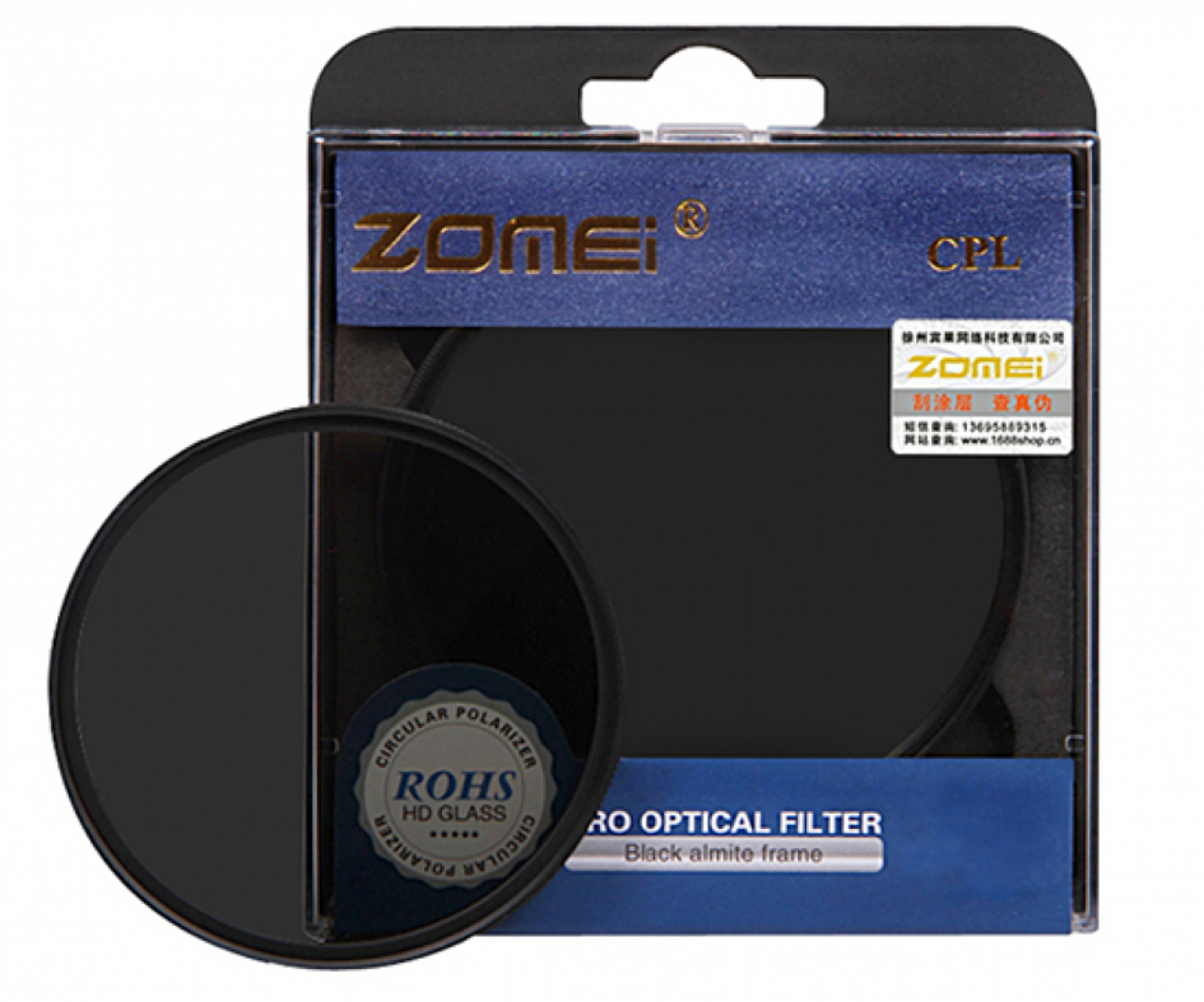 Zomei Filtre polarisant circulaire ZOMEI 72 mm