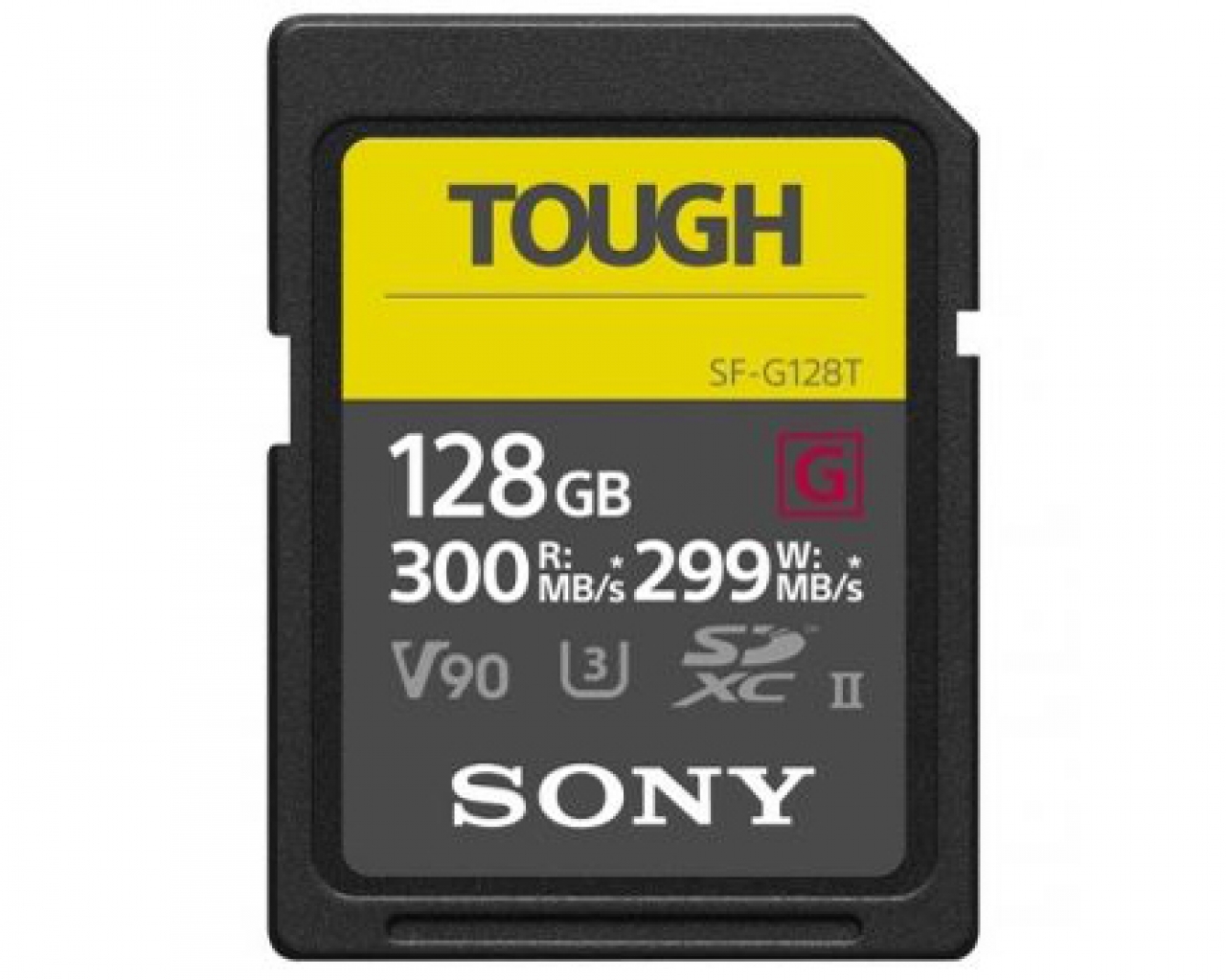 Sony Sony - SD HC 128Gb G Tough UHS-II U3 300MBS/299MBS 4K